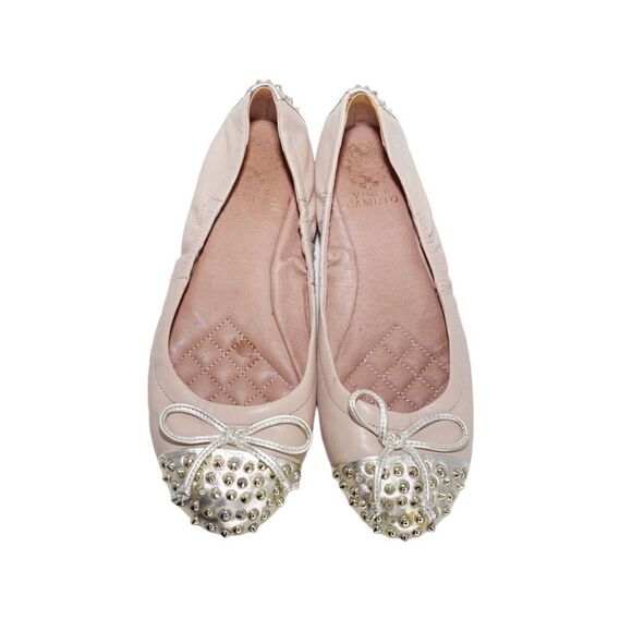 Vince Camuto Ferguson Gold Flats, Size 8.5 - Picture 7 of 8